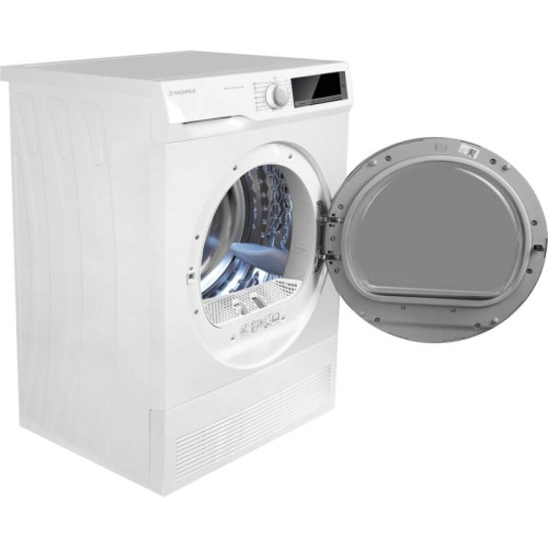 Сушильная машина Maunfeld/ Сушильная машина MAUNFELD, фронтальная, 84.5х59.5х52.5 см, загрузка 7 кг, внутренее освещение, электронное управление, 15 режимов, защита от детей, отсрочка старта, белый цвет
