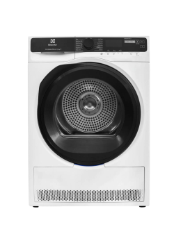 Сушильный барабан ELECTROLUX/ Сушильный барабан с тепловым насосом,  Глубина, см: 63.8, Цвет: белый, Максимальная загрузка белья (кг): 9, 12 программ, инверторный мотор,панель управления на английском языке