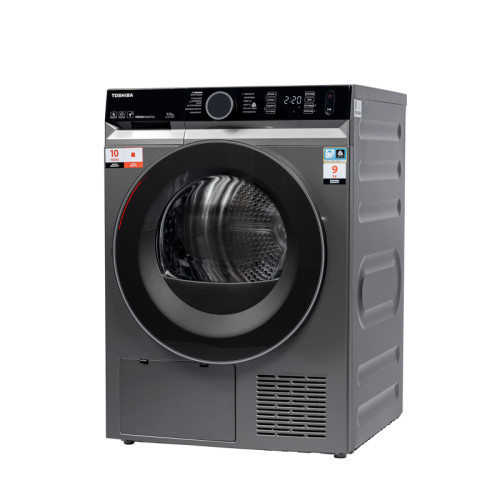 Сушильная машина Toshiba/ Сушильная машина Toshiba, ВхШхГ 845х595х640 мм, 9 кг, 12 программ, тепловой насос Heat Pump, инверторный мотор, обработка УФ, электронное/Touch-панель управление, подсветка барабана, двойной ворсовый фильтр, Wi-Fi, энергоэффектив