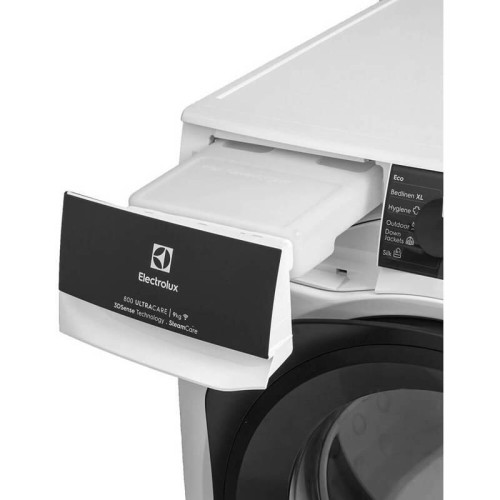 Сушильный барабан ELECTROLUX/ Сушильный барабан с тепловым насосом,SteamCare,глубина, см: 63.8, Цвет: белый, Максимальная загрузка белья (кг): 9, 12 программ, инверторный мотор,панель управления на английском языке