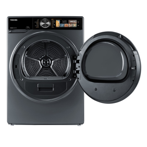 Сушильная машина Toshiba/ Сушильная машина Toshiba, ВхШхГ 850х590х680 мм, 10 кг, 12 программ, тепловой насос Heat Pump, инверторный мотор, обработка УФ, электронное/Touch-панель управление, подсветка барабана, двойной ворсовый фильтр, Wi-Fi, энергоэффекти