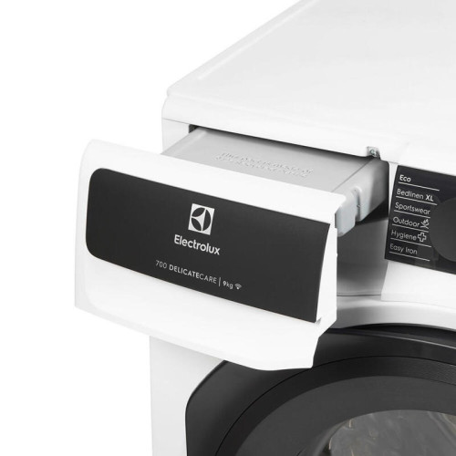 Сушильный барабан ELECTROLUX/ Сушильный барабан с тепловым насосом,  Глубина, см: 63.8, Цвет: белый, Максимальная загрузка белья (кг): 9, 12 программ, инверторный мотор,панель управления на английском языке