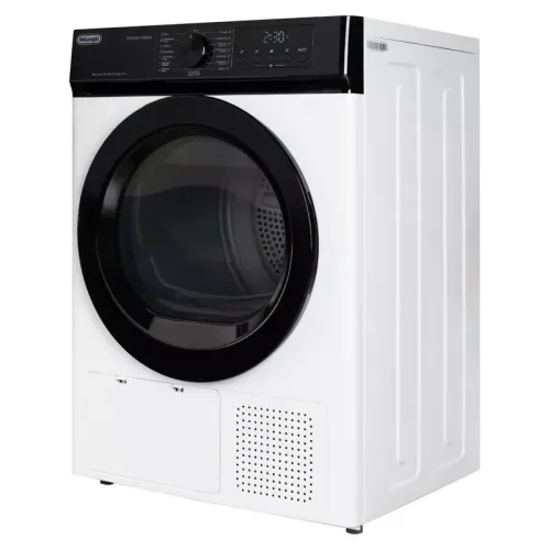 Сушильная машина Delonghi/ Сушильная машина Delonghi, глубина 59 см, тепловой насос, загрузка 8 кг, 15 программ, электронное управление, индикация заполнения фильтра, 3 уровня сушки, отсрочка запуска, энергоэффективность А++, цвет белый Сушильная машина Delonghi/ Сушильная машина Delonghi, глубина 59 см, тепловой насос, загрузка 8 кг, 15 программ, электронное управление, индикация заполнения фильтра, 3 уровня сушки, отсрочка запуска, энергоэффективность А++, цвет белый