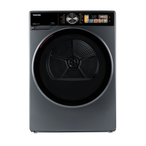 Сушильная машина Toshiba/ Сушильная машина Toshiba, ВхШхГ 850х590х680 мм, 10 кг, 12 программ, тепловой насос Heat Pump, инверторный мотор, обработка УФ, электронное/Touch-панель управление, подсветка барабана, двойной ворсовый фильтр, Wi-Fi, энергоэффекти