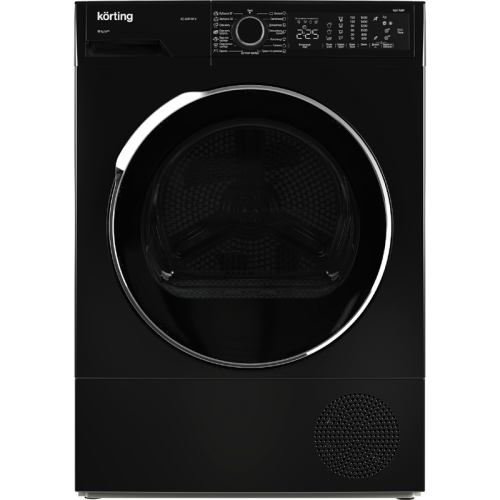 Сушильная машина KORTING/ Сушильная машина KORTING , ГЛУБИНА 63.9 см, макс загрузка 10 кг, электронное управление, LED индикация настроек и доп функций, Цифровой дисплей, 15 програм, Сушка по времени, Съемный резервуар для слива конденсата, Тепловой насос