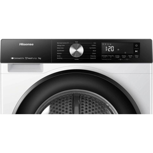 Сушильная машина Hisense DH3S702UWDE пан.англ. кл.энер.:A++ макс.загр.:7кг белый Сушильная машина Hisense DH3S702UWDE пан.англ. кл.энер.:A++ макс.загр.:7кг белый