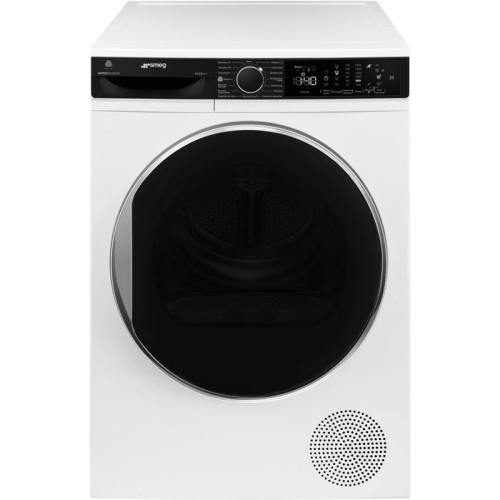 Сушильная машина SMEG/ Сушильная машина SMEG, отдельностоящая, 60 см, LED дисплей, 15 программ, отсрочка, инверторный мотор, подсветка барабана, сенсор влажности, электронное управление, помпа с подогревом, загрузка 9 кг, энергоэффективность А+++, цвет бе