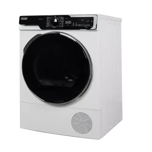 Сушильная машина Delonghi/ Сушильная машина Delonghi, глубина 52.5 см, тепловой насос, загрузка 7 кг, 15 программ, электронное управление, LED дисплей, индикация заполнения фильтра, подсветка барабана, 3 уровня сушки, отсрочка запуска, защита от сминания, Сушильная машина Delonghi/ Сушильная машина Delonghi, глубина 52.5 см, тепловой насос, загрузка 7 кг, 15 программ, электронное управление, LED дисплей, индикация заполнения фильтра, подсветка барабана, 3 уровня сушки, отсрочка запуска, защита от сминания,