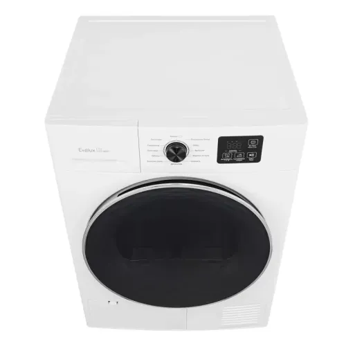 Отдельностоящая сушильная машина EVELUX, электронное управление, дисплей, загрузка 8 кг, 12 программ, 