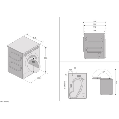Сушильная машина ASKO/ Арт. 746407 ; Сушильная машина ASKO, Style, загрузка 10 кг, 18 программ, 3 режима сушки, гипоаллергенная программа, режим дезинфекции, сенсорный TFT дисплей, Butterfly Drying, система мульти фильтрации, самоочистка конденсора, детек
