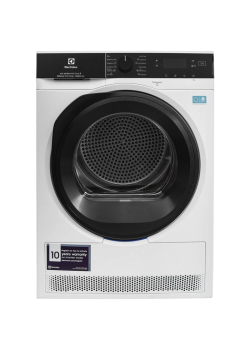 Сушильный барабан ELECTROLUX/ Сушильный барабан с тепловым насосом,SteamCare,глубина, см: 63.8, Цвет: белый, Максимальная загрузка белья (кг): 9, 12 программ, инверторный мотор,панель управления на английском языке