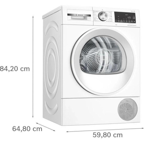 Сушильная машина Bosch WQG14591BY белый