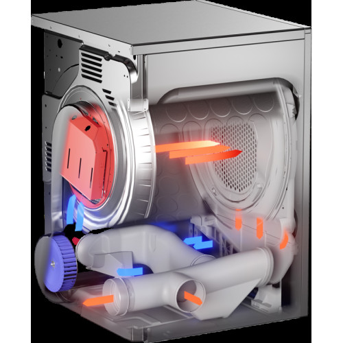 Сушильная машина ASKO Professional/ Арт. 738084 ; Сушильная машина ASKO Professional, загрузка 7 кг, экономичный ТЭН,17 программ, линия Professional, цвет металл