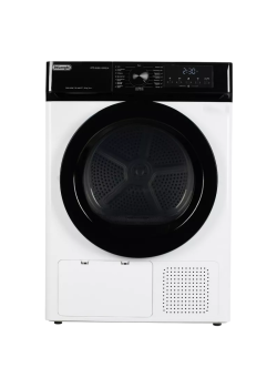 Сушильная машина Delonghi/ Сушильная машина Delonghi, глубина 59 см, тепловой насос, загрузка 8 кг, 15 программ, электронное управление, индикация заполнения фильтра, 3 уровня сушки, отсрочка запуска, энергоэффективность А++, цвет белый
