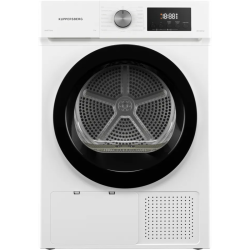 Сушильная машина Kuppersberg/ Сушильная машина Kuppersberg, High-Tech, загрузка 8 кг, 15 программ, тепловой насос, электронное кнопочное управление, корзина для сушки, блокировка от детей, энергоэффективность А++, цвет белый