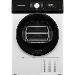 Сушильная машина Kuppersberg/ Сушильная машина Kuppersberg, High-Tech, загрузка 9 кг, 15 программ, тепловой насос, электронное кнопочное управление, корзина для сушки, блокировка от детей, энергоэффективность А++, цвет белый