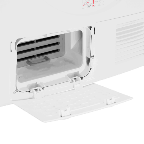 Сушильная машина MFDM168WHE Сушильная машина MAUNFELD MFDM168WHE, отдельностоящая, фронтальная, 16 режимов, максимальная загрузка 8 кг, электронное управление, сушка по влажности, защита от детей, пауза, подсветка барабана, антисмятие, датчик влажности, д