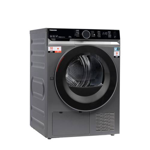 Сушильная машина Toshiba/ Сушильная машина Toshiba, ВхШхГ 845х595х640 мм, 9 кг, 12 программ, тепловой насос Heat Pump, инверторный мотор, обработка УФ, электронное/Touch-панель управление, подсветка барабана, двойной ворсовый фильтр, Wi-Fi, энергоэффектив