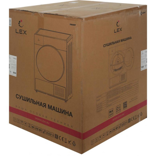 Сушильная машина Lex LDM10WD кл.энер.:A++ макс.загр.:10кг белый (CHKO100017)