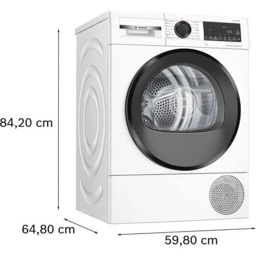 Сушильная машина Bosch WQG24501BY белый