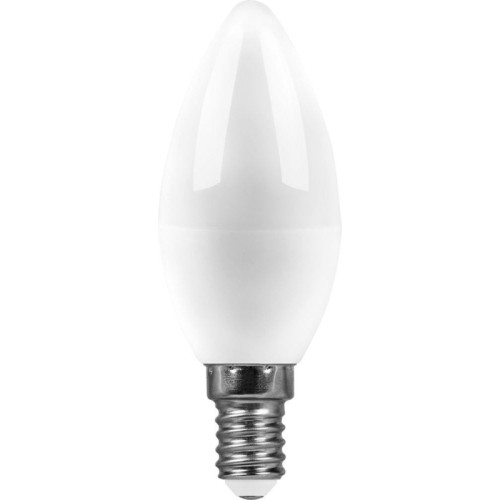 Лампа светодиодная/ Лампа светодиодная LED 9вт E14 дневной матовая свеча