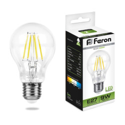 Лампа светодиодная/ Лампа светодиодная LED 9вт Е27 белый FILAMENT