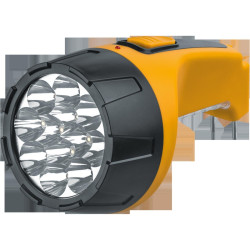 Фонарь светодиодный/ Фонарь светодиодный NPT-CP05-ACCU 12+10LED аккумуляторный с вилкой для зарядки пластик