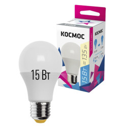 Лампа светодиодная/ Лампа светодиодная LED 15Вт 220В Е27 D60х108 3000 теплый A60