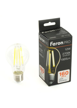 Лампа светодиодная/ Лампа светодиодная LED 12вт Е27 теплый FILAMENT .PRO
