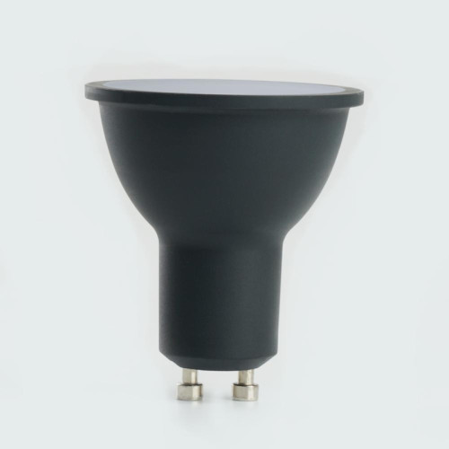 Лампа светодиодная/ Лампа светодиодная LED 8вт 230в GU10 белый черный корпус .PRO
