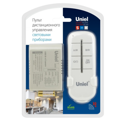 Пульт управления светом/ Пульт управления светом. 2 каналах1000Вт. ТМ UCH-P005-G2-1000W-30M