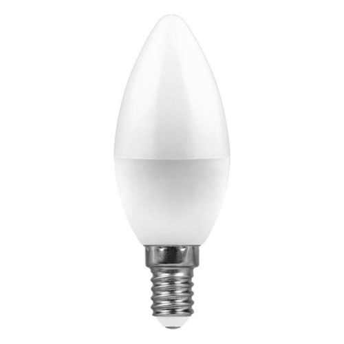 Лампа светодиодная/ Лампа светодиодная LED 7вт E14 дневной матовая свеча