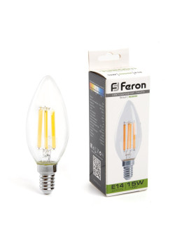 Лампа светодиодная/ Лампа светодиодная LED 15вт Е14 белый свеча FILAMENT