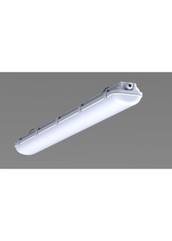 Светильник светодиодный/ Светильник светодиодный CSVT SLIM 32 1262х124х85 CRI80 5000 milky IP65 II серый подвесной/накладной