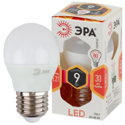 Лампа светодиодная/ Лампа светодиодная LED 9 Вт 720Лм 2700К шар теплый E27 170-265В LED P45-9W-827-E27 Standart