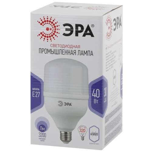 Лампа светодиодная/ Лампа светодиодная LED 40 Вт 3200Лм 6500К T120 холодный E27 170-265В LED POWER T120-40W-6500-E27 Лампа светодиодная/ Лампа светодиодная LED 40 Вт 3200Лм 6500К T120 холодный E27 170-265В LED POWER T120-40W-6500-E27