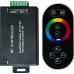 Контроллер/ Контроллер к LED ленте RGB 12-24v с сенсорным черным ПДУ Контроллер/ Контроллер к LED ленте RGB 12-24v с сенсорным черным ПДУ