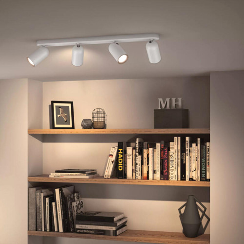 Потолочный светильник Philips/ Потолочный светильник PONGEE bar/tube white 4xNW 230V Потолочный светильник Philips/ Потолочный светильник PONGEE bar/tube white 4xNW 230V