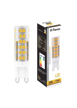 Лампа светодиодная/ Лампа светодиодная LED 7вт 230в G9 теплый капсульная