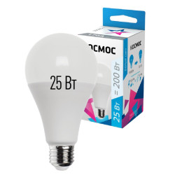 Лампа светодиодная/ Лампа светодиодная LED 25Вт 220В E27 D65х130 4500 белый A65
