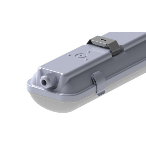 Светильник светодиодный/ Светильник светодиодный CSVT SLIM 32 1262х124х85 CRI80 4000 milky IP65 II серый подвесной/накладной