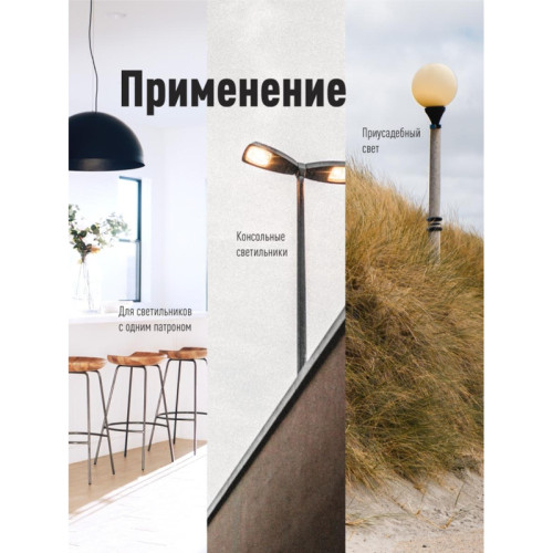Лампа светодиодная/ Лампа светодиодная LED 40Вт 220В Е27 D100х168 6500К дневной 3800 лм
