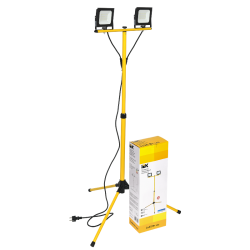 Прожектор LED СДО 06-2х30Ш штатив 6500К IP65 черный