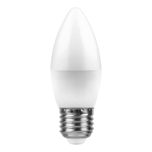 Лампа светодиодная/ Лампа светодиодная LED 7вт Е27 белый матовая свеча