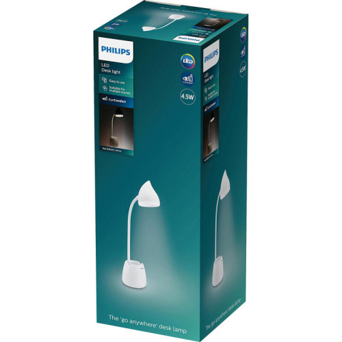 Настольная лампа Philips/ Настольная лампа Hat DSK213 PT 4.5W 40K W USB 02