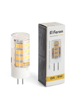Лампа светодиодная/ Лампа светодиодная LED 5вт 230в G4 теплый капсульная