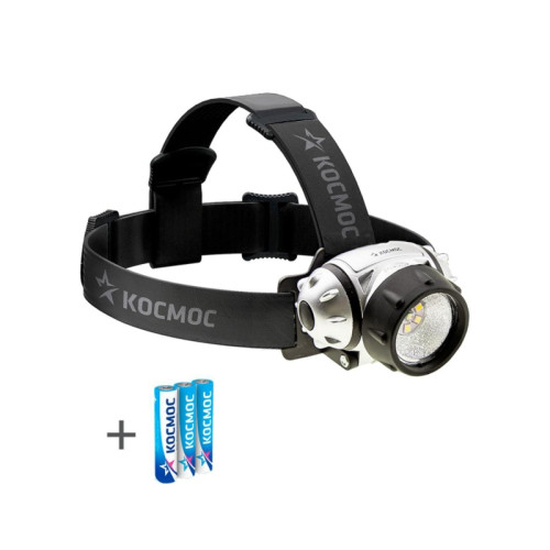 Фонарь налобный/ Фонарь налобный, XPE LED + 6 SMD, 3 батарейки ААА, 250Lm