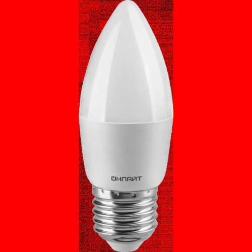 Лампа светодиодная/ Лампа светодиодная 12вт OLL-C37-12-230-6.5K-E27-FR