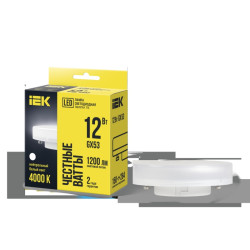 Лампа LED T75 таблетка 12Вт 230В 4000К GX53