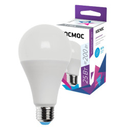 Лампа светодиодная/ Лампа светодиодная LED 25Вт 220В E27 D65х130 6500К холодный A65